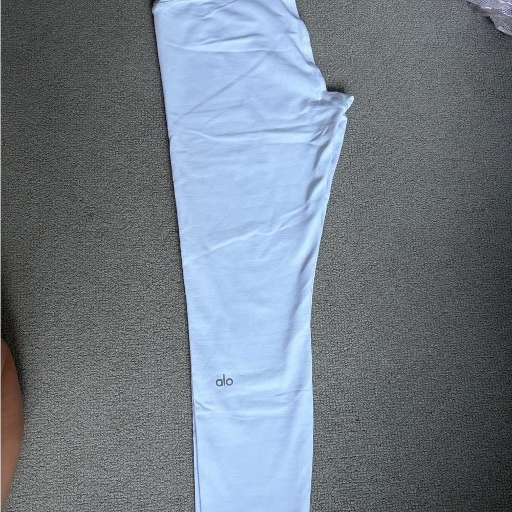 ALO Yoga White High-Rise Sculpt Leggings